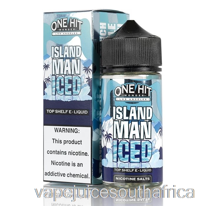 Vape Juice South Africa Island Man Iced - One Hit Wonder E-Liquid - 100Ml 0Mg